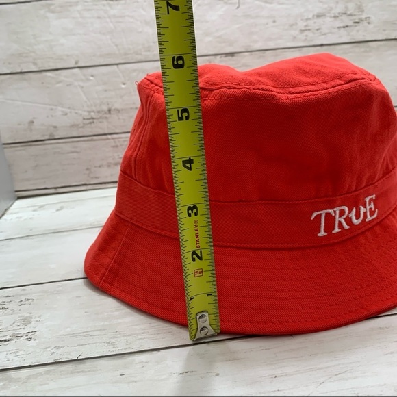 True Religion Red True Bucket Hat - Picture 10 of 10